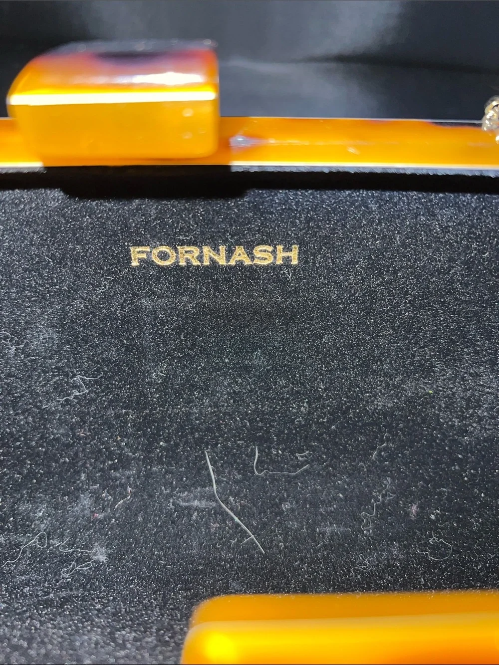 Tortoiseshell Box Clutch with Gold Chain Strap